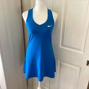Nike Dri-Fit Electric Blue Tennis Dress Sz S